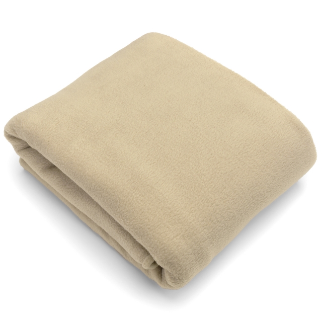 Taupe Solid Fleece Fabric